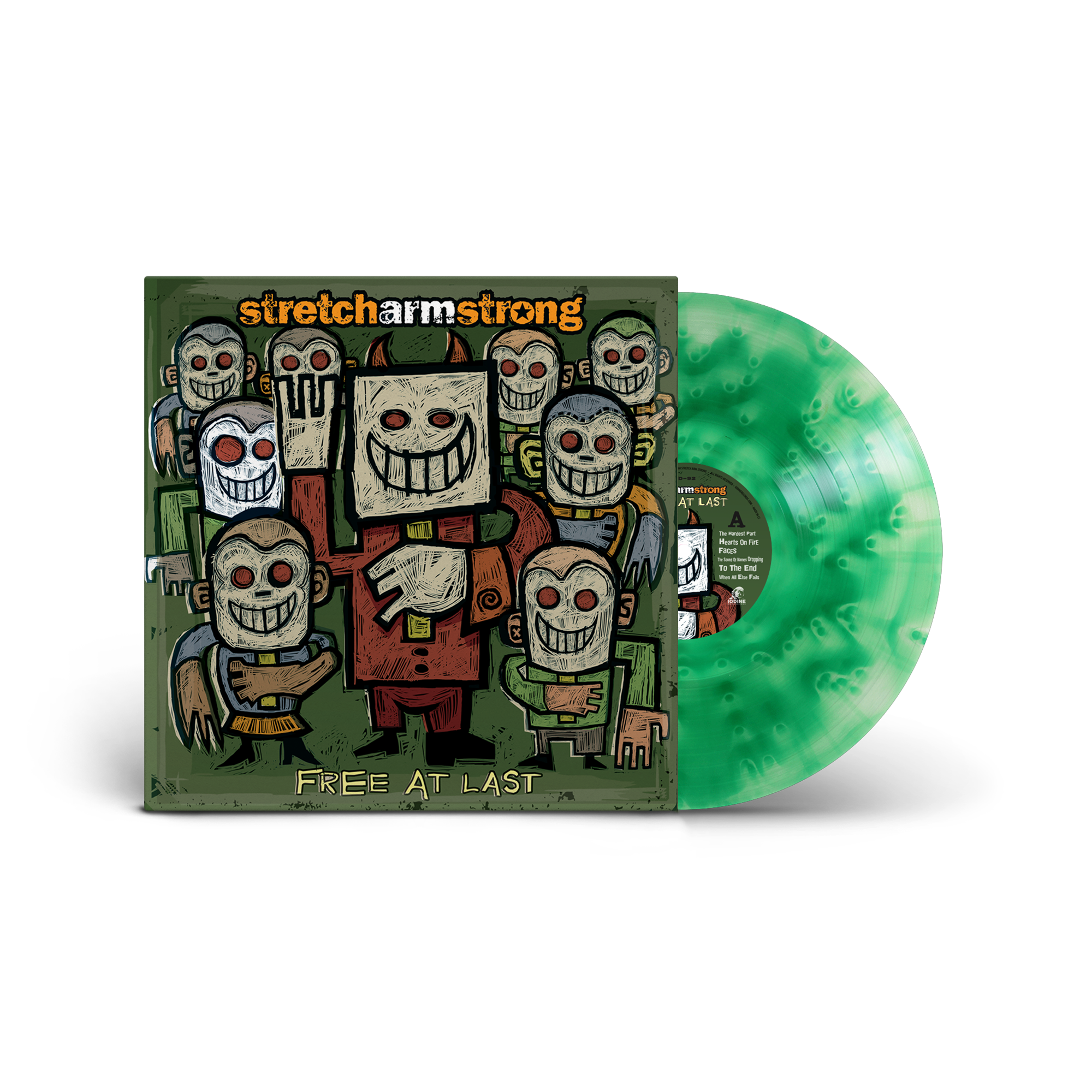 STRETCH ARM STRONG ‘FREE AT LAST’ LP- EXCLUSIVE - LTD. 100 - CLOUDY GREEN