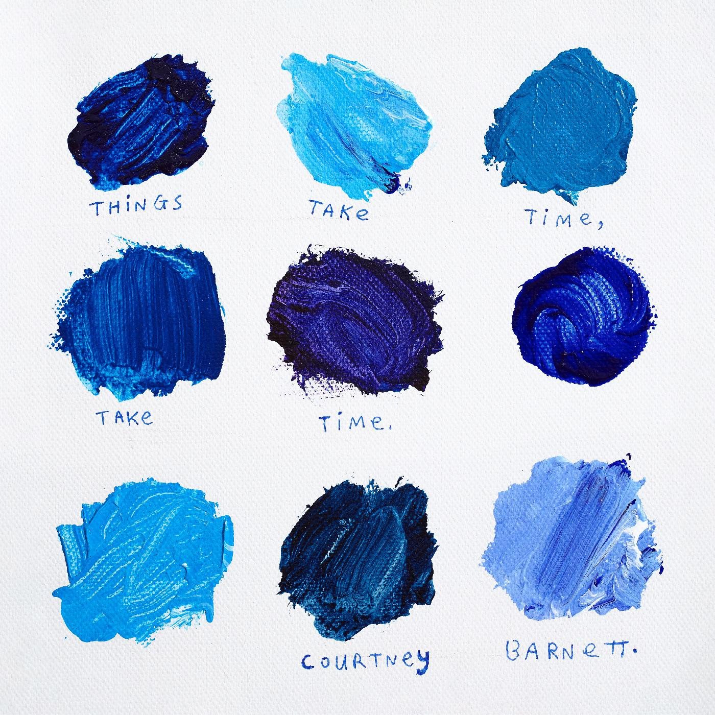 COURTNEY BARNETT 'THINGS TAKE TIME, TAKE TIME' LP - "ALL EYES" BLUE