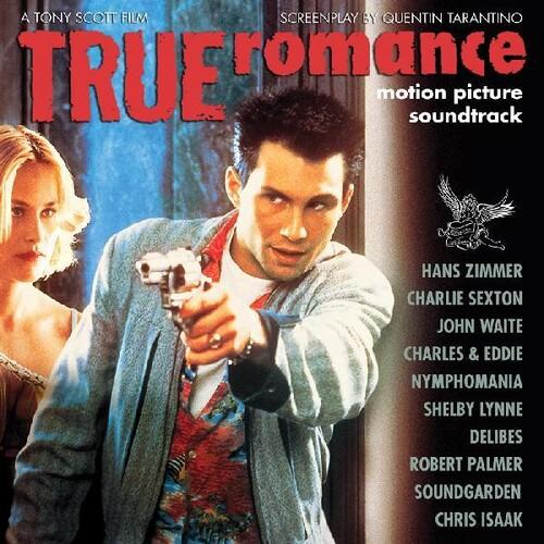 TRUE ROMANCE SOUNDTRACK LP - BLUE/MAGENTA SPLATTER