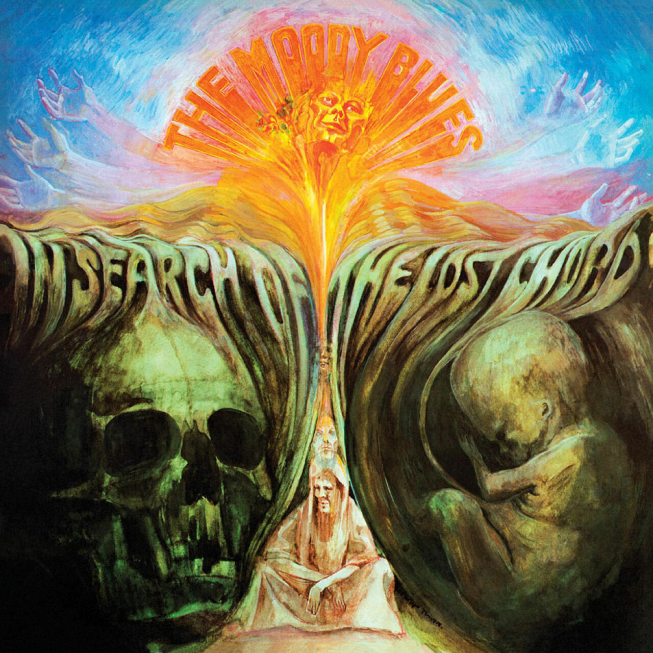 THE MOODY BLUES 'IN SEARCH OF THE LOST CHORD' LP - LTD. - TRANSLUCENT GOLD