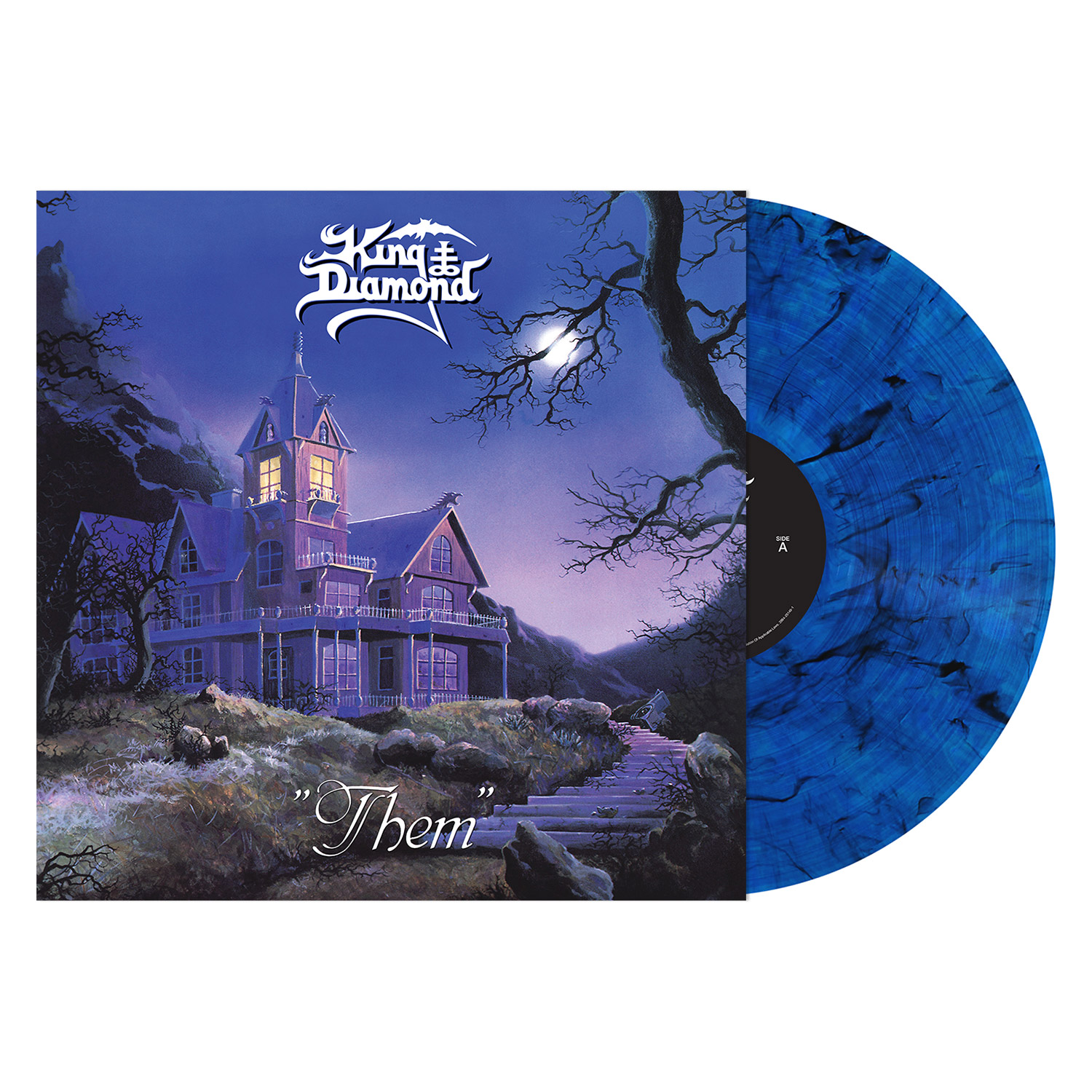 KING DIAMOND 'THEM' LP - BLUE/BLACK/MARBLE