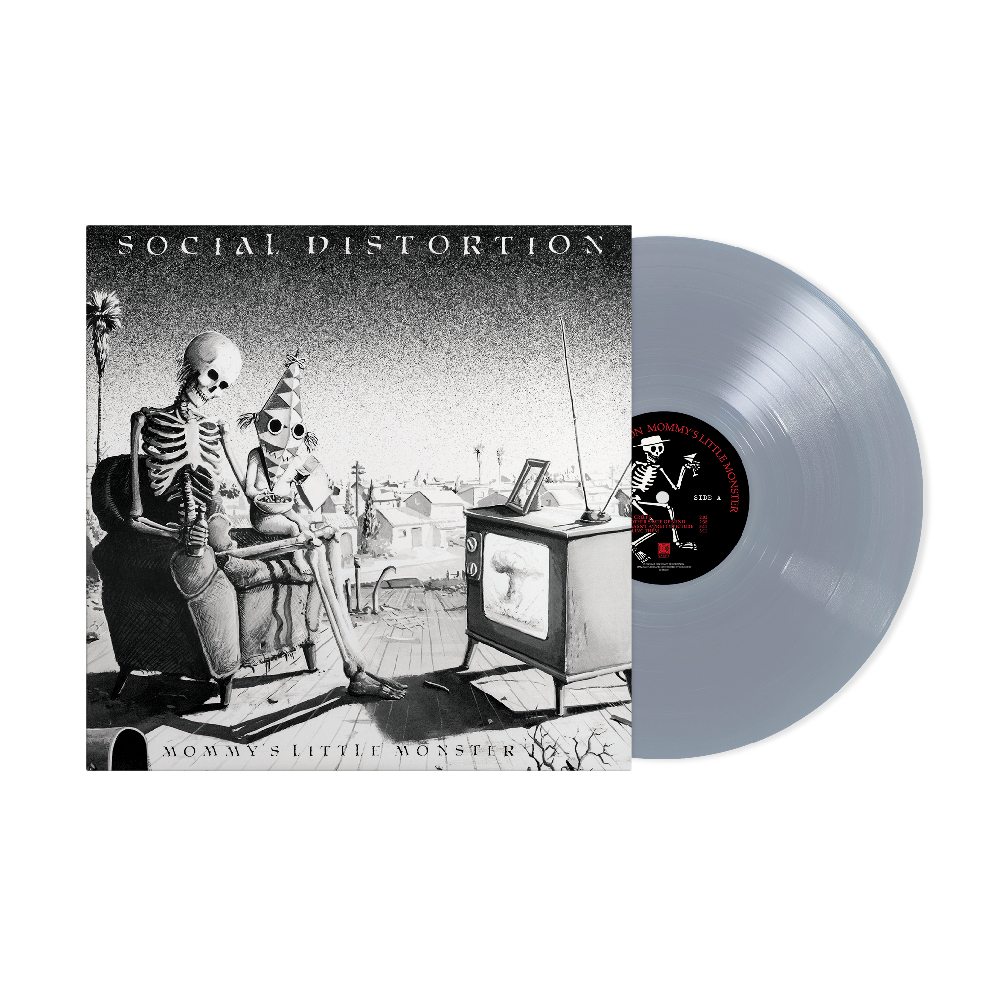 SOCIAL DISTORTION ‘MOMMY'S LITTLE MONSTER’ 40TH ANNIVERSARY LP - EXCLUSIVE - LTD. 500 - GREY