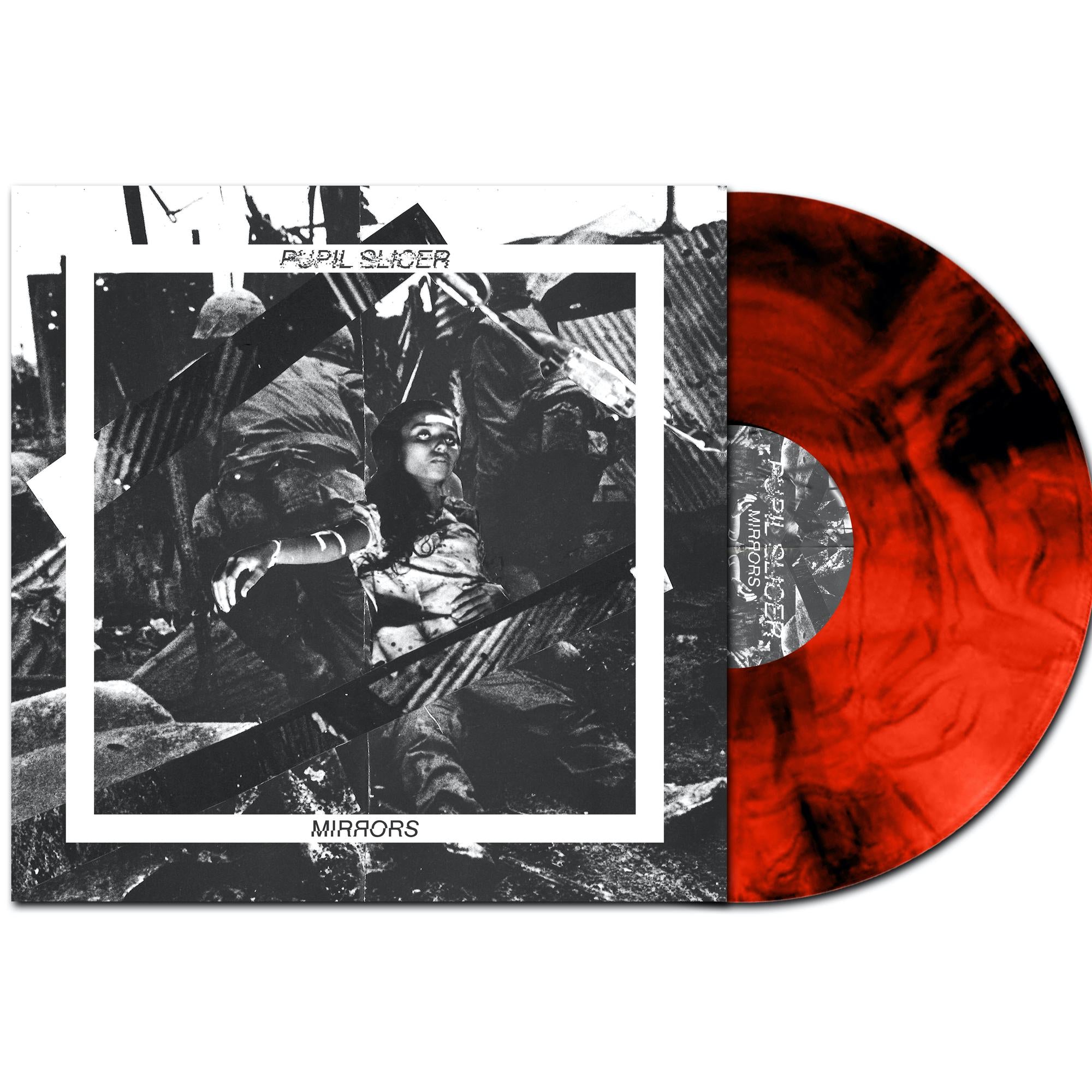 PUPIL SLICER 'MIRRORS' LP - RED/BLACK/SWIRLS