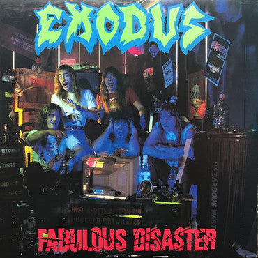 EXODUS 'FABULOUS DISASTER' LP OPAQUE BONE