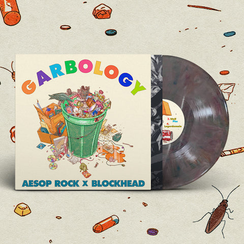 AESOP ROCK X BLOCKHEAD 'GARBOLOGY' 2LP - RANDOM COLOR