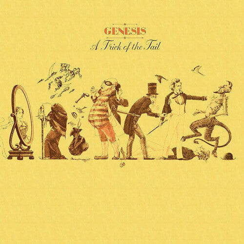 GENESIS 'A TRICK OF THE TAIL' LP - YELLOW