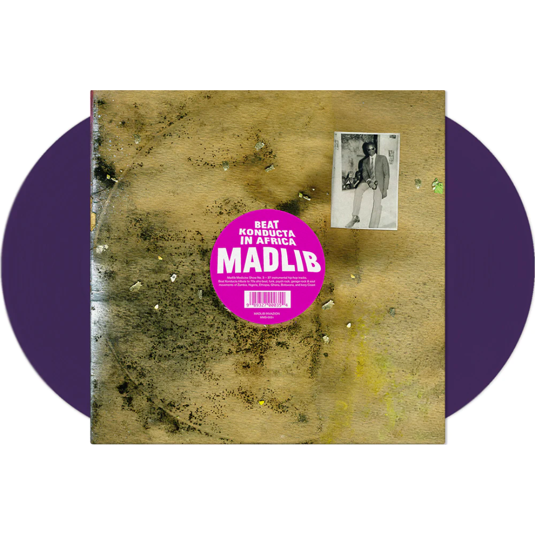 MADLIB 'MEDICINE SHOW NO. 3 - BEAT KONDUCTA IN AFRICA' 2LP - PURPLE