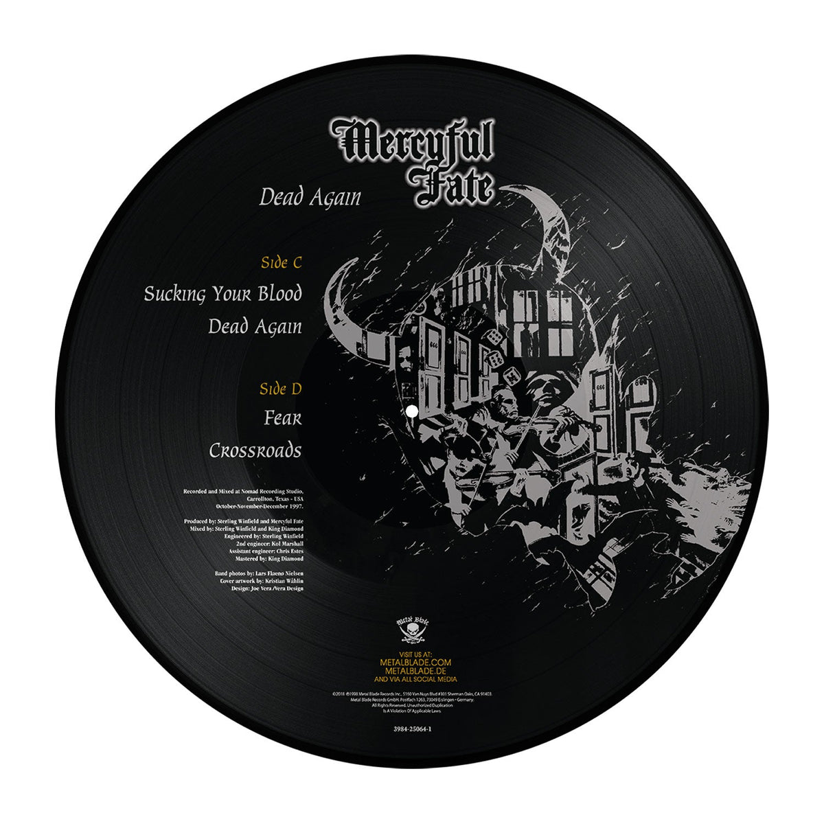 MERCYFUL FATE 'DEAD AGAIN' 2LP PICTURE DISC