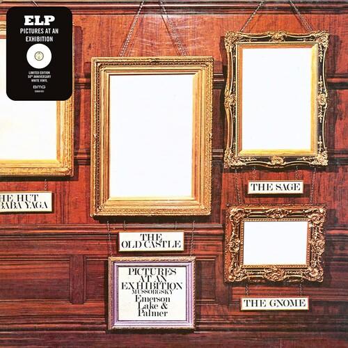 EMERSON, LAKE & PALMER 'PICTURES AT AN EXHIBITION' LP - WHITE
