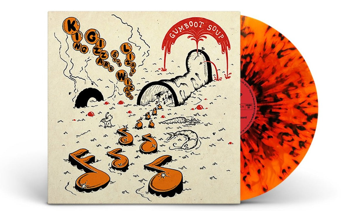 KING GIZZARD & THE LIZARD WIZARD 'GUMBOOT SOUP' LP - ORANGE/RED SMOKE/BLACK/SPLATTER