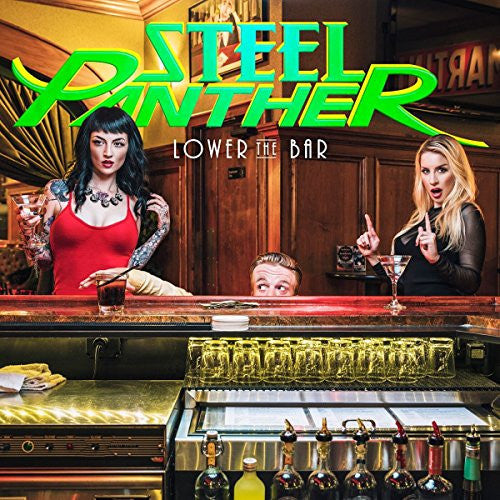 STEEL PANTHER 'LOWER THE BAR' LP - LIME GREEN