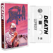 DEATH 'LEPROSY' CASSETTE - WHITE