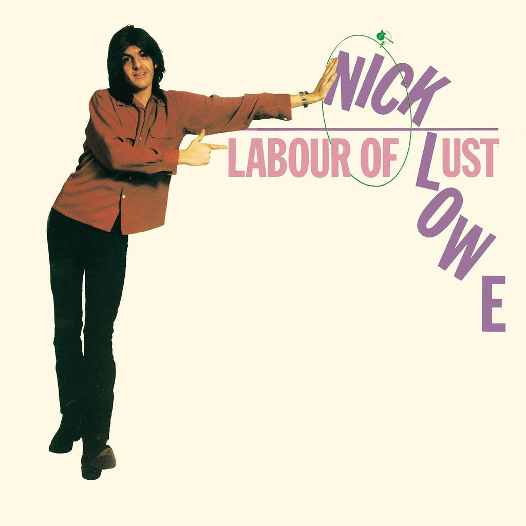 NICK LOWE 'LABOUR OF LUST' LP - PINK