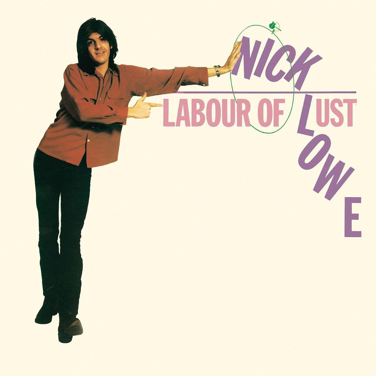 NICK LOWE 'LABOUR OF LUST' LP - PINK