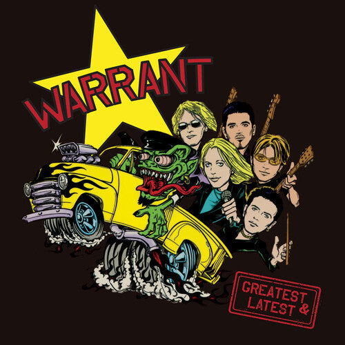 WARRANT 'GREATEST & LATEST' LP - LTD. - CHERRY/SPLATTER