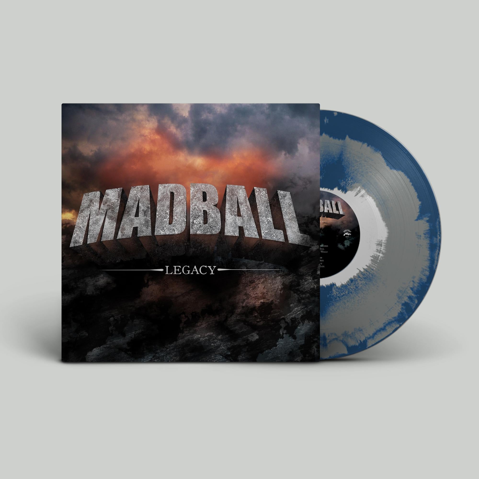 MADBALL 'LEGACY' LP - BLUE/SILVER/WHITE
