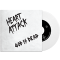 HEART ATTACK 'GOD IS DEAD' 7" LP - EXCLUSIVE - LTD. 250 - WHITE