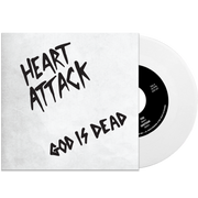 HEART ATTACK 'GOD IS DEAD' 7" LP - EXCLUSIVE - LTD. 250 - WHITE
