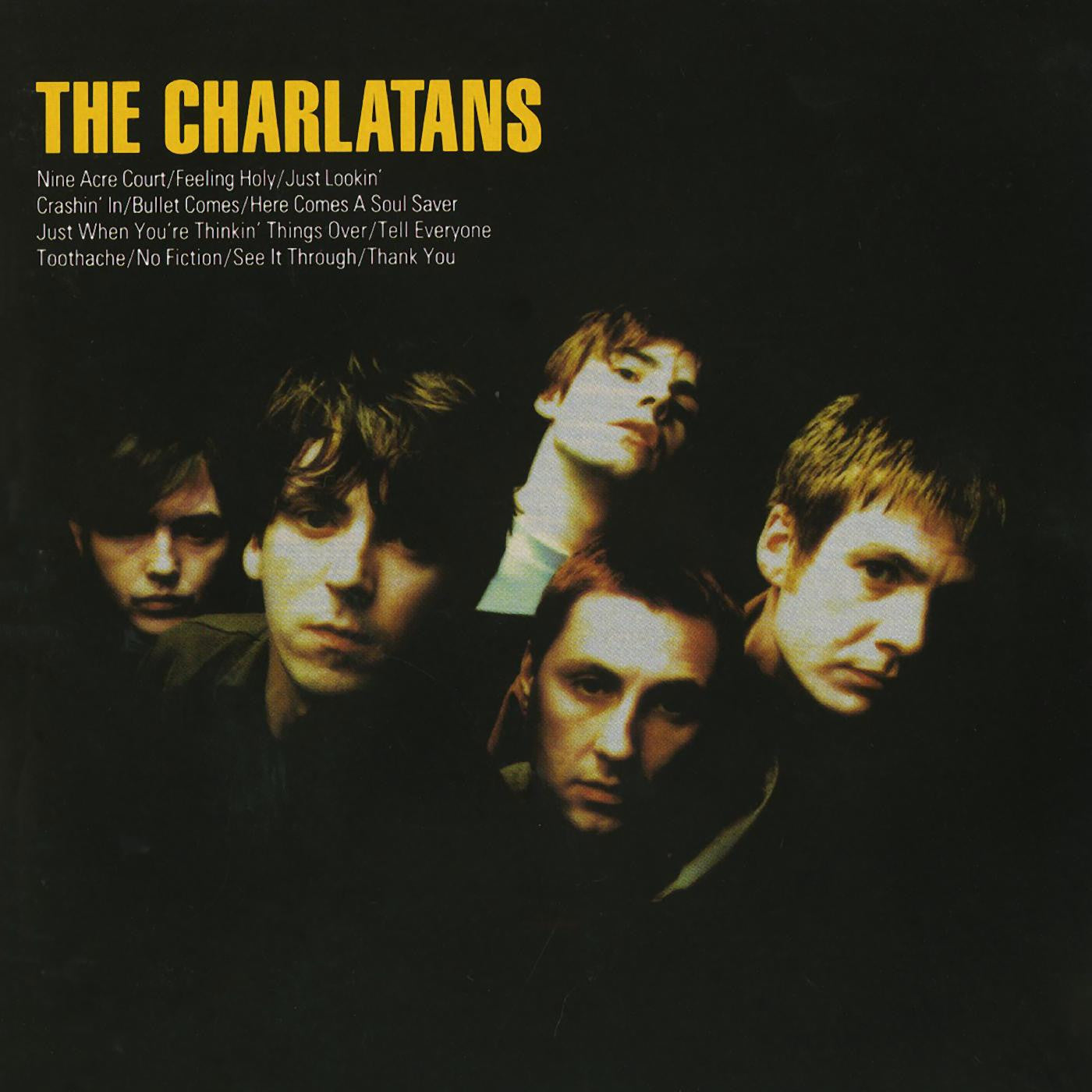 THE CHARLATANS 'THE CHARLATANS' LP - YELLOW MARBLE