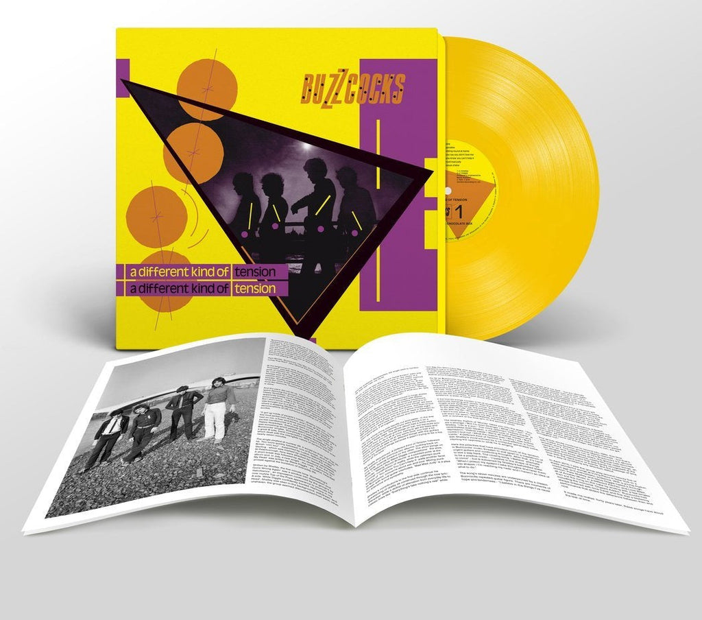 BUZZCOCKS 'A DIFFERENT KIND OF TENSION' LP - YELLOW