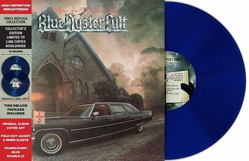 BLUE OYSTER CULT 'ON YOUR FEET OR ON YOUR KNEES' 2LP - TRANSLUCENT BLUE