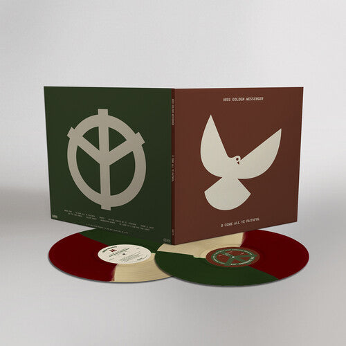 HISS GOLDEN MESSENGER 'O COME ALL YE FAITHFUL' 2LP - BONE GREEN/RED TRI-COLOR