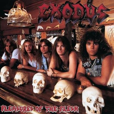 EXODUS 'PLEASURES OF THE FLESH' LP - OPAQUE BLUE