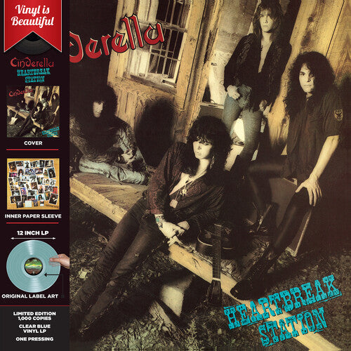 CINDERELLA 'HEARTBREAK STATION' LP - BLUE