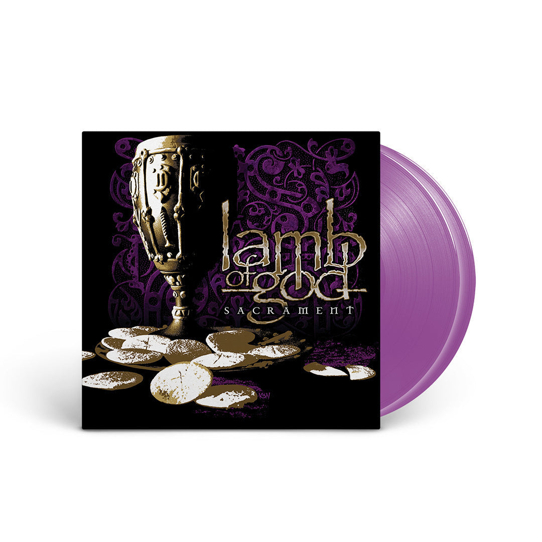 LAMB OF GOD 'SACRAMENT' 2LP - EXCLUSIVE - LTD. 500 - PURPLE