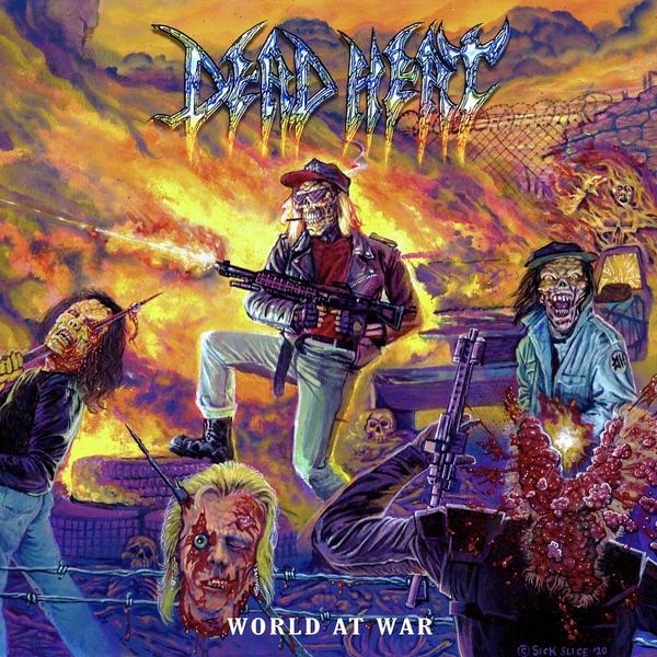 DEAD HEAT 'WORLD AT WAR' LP - CLEAR PURPLE