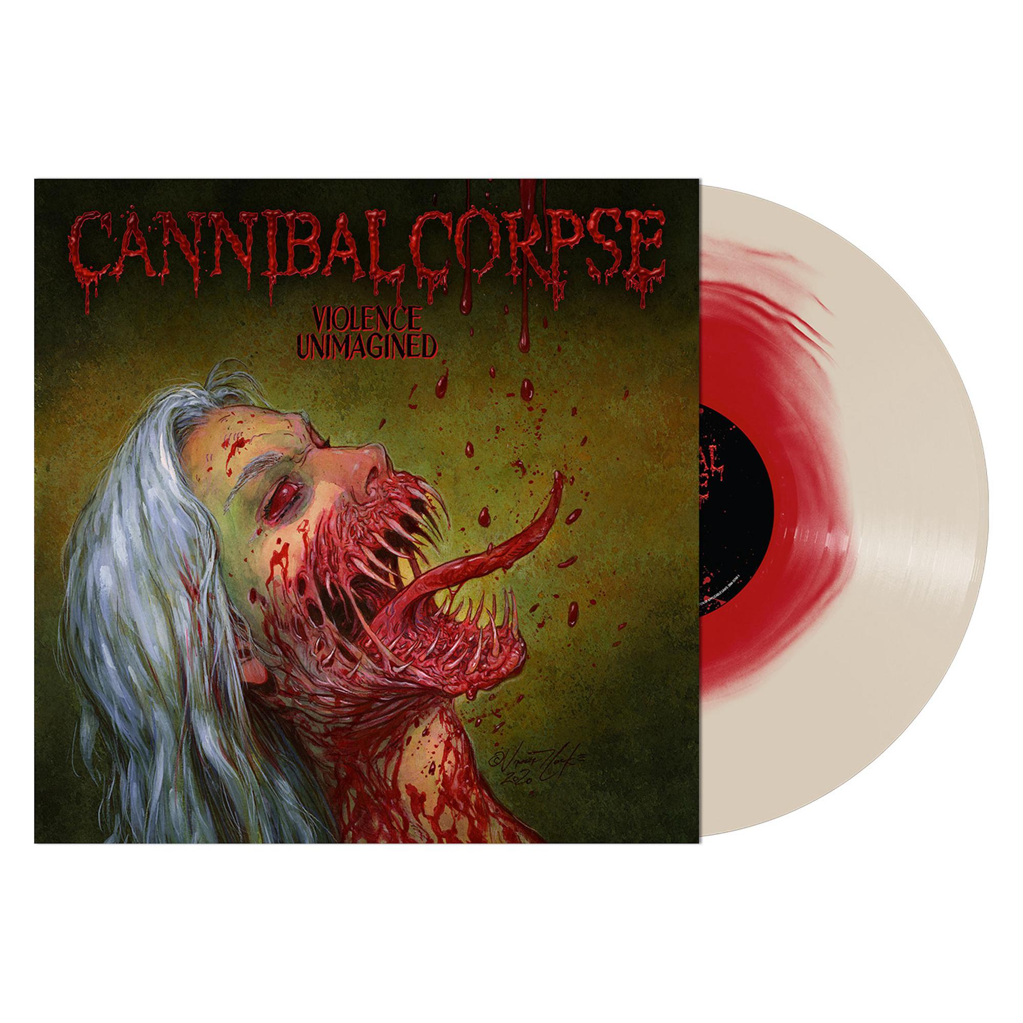 CANNIBAL CORPSE 'VIOLENCE UNIMAGINED' LP - BONE WHITE/RED