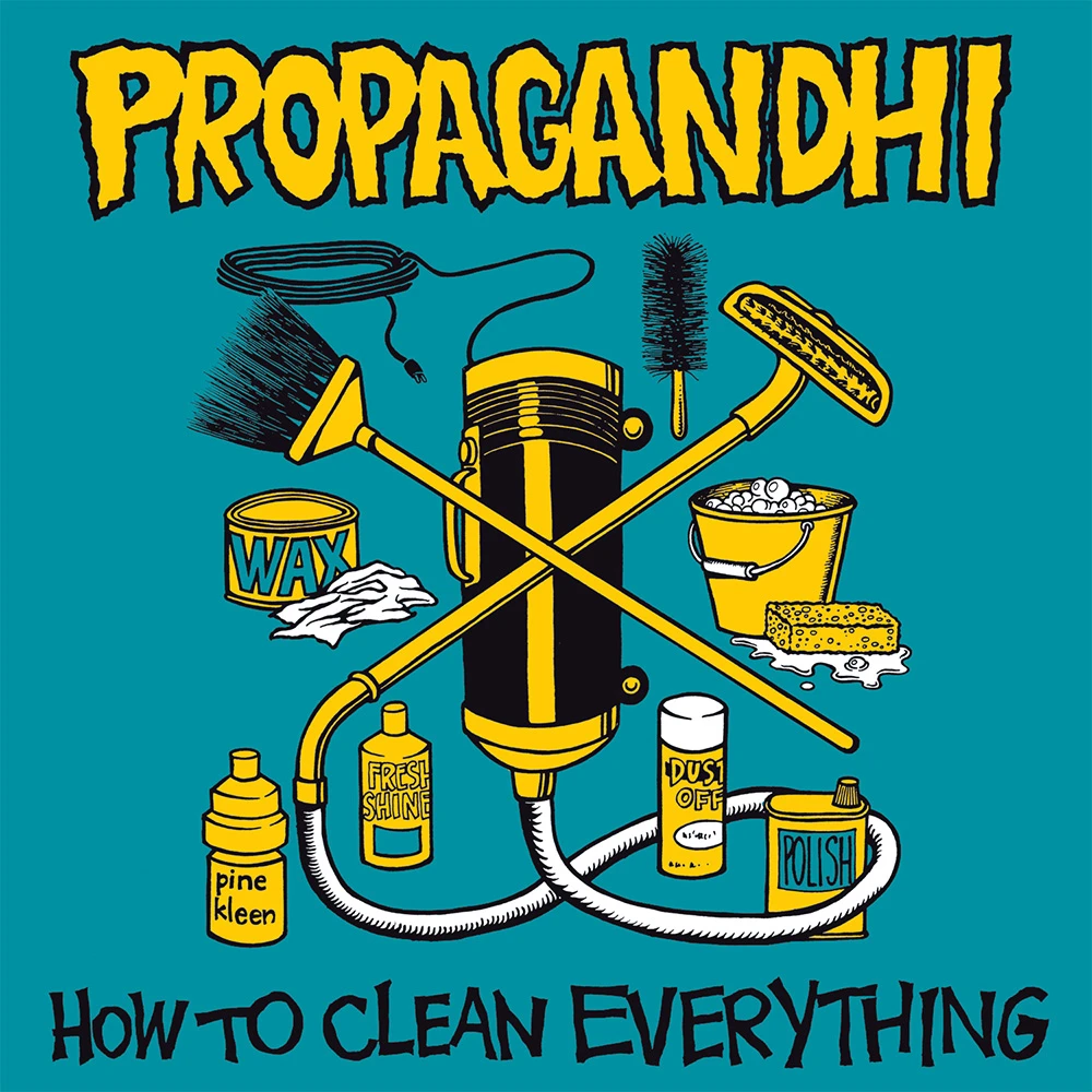 PROPAGANDHI 'HOW TO CLEAN EVERYTHING' 20TH ANNIVERSARY EDITION LP
