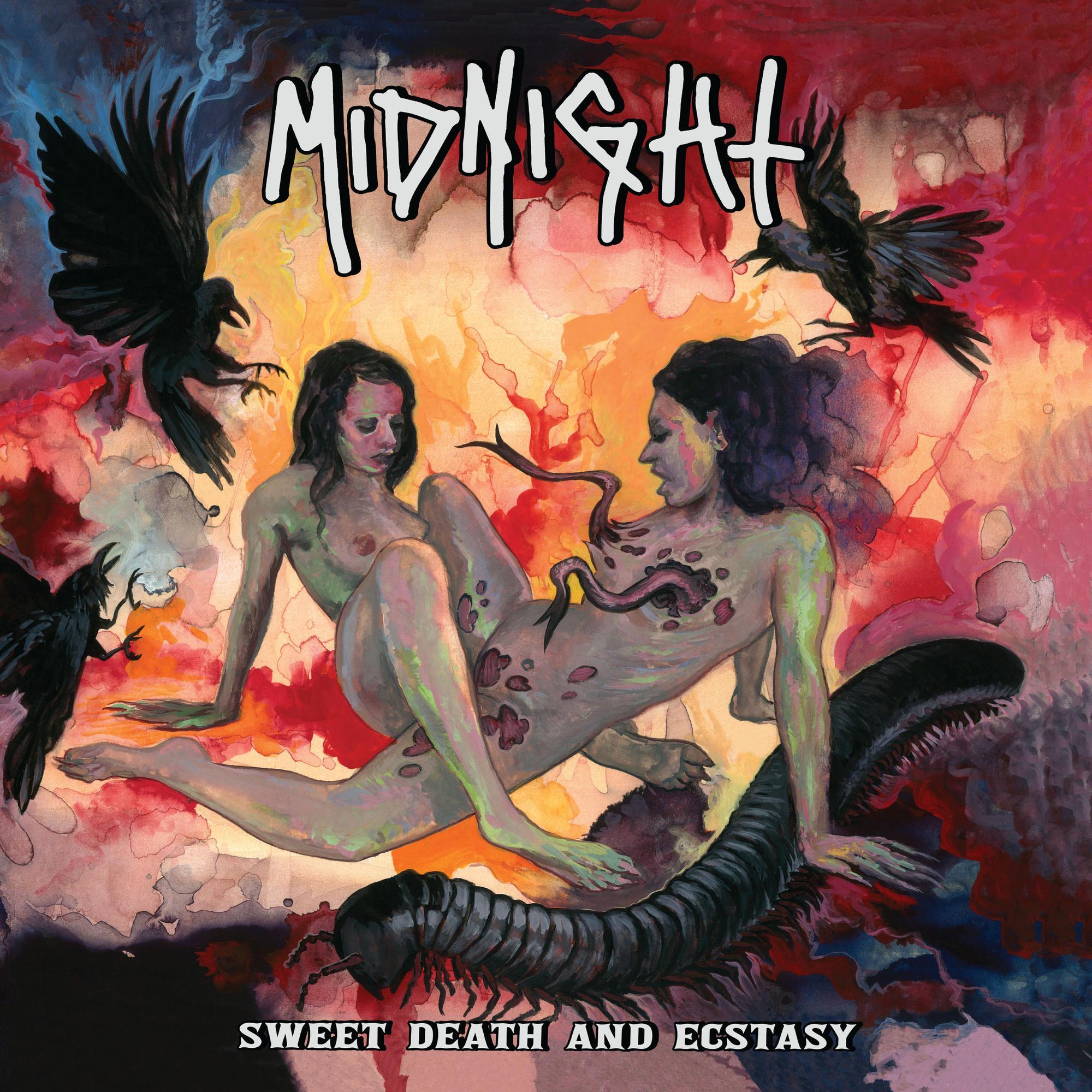MIDNIGHT 'SWEET DEATH AND ECSTASY' LP - HOT PINK/DOUBLEMINT
