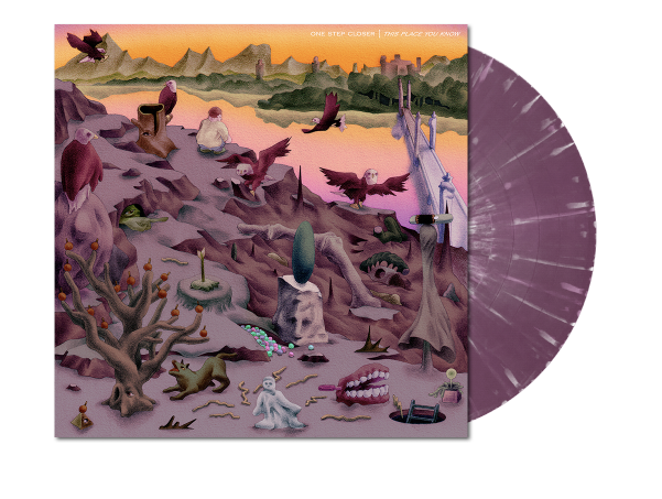 ONE STEP CLOSER ‘THIS PLACE YOU KNOW’ LP - EXCLUSIVE - LTD. 250 - SOLID PURPLE/WHITE/SPLATTER