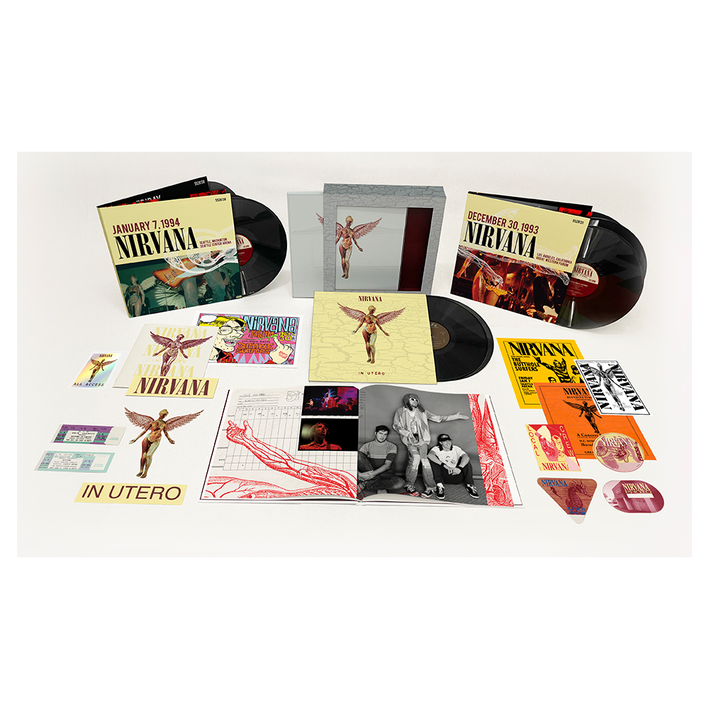 NIRVANA 'IN UTERO' 8LP 30TH ANNIVERSARY SUPER DELUXE EDITION BOX SET