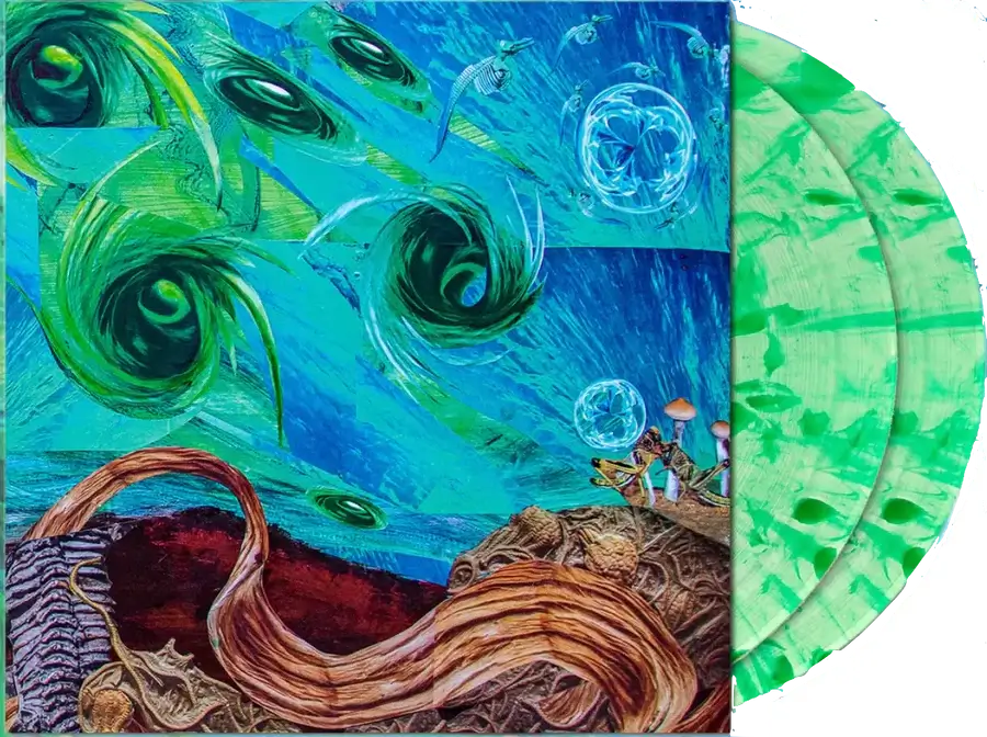 INTRONAUT 'FLUID EXISTENTIAL INVERSIONS' 2xLP - GREEN WATERCOLOR