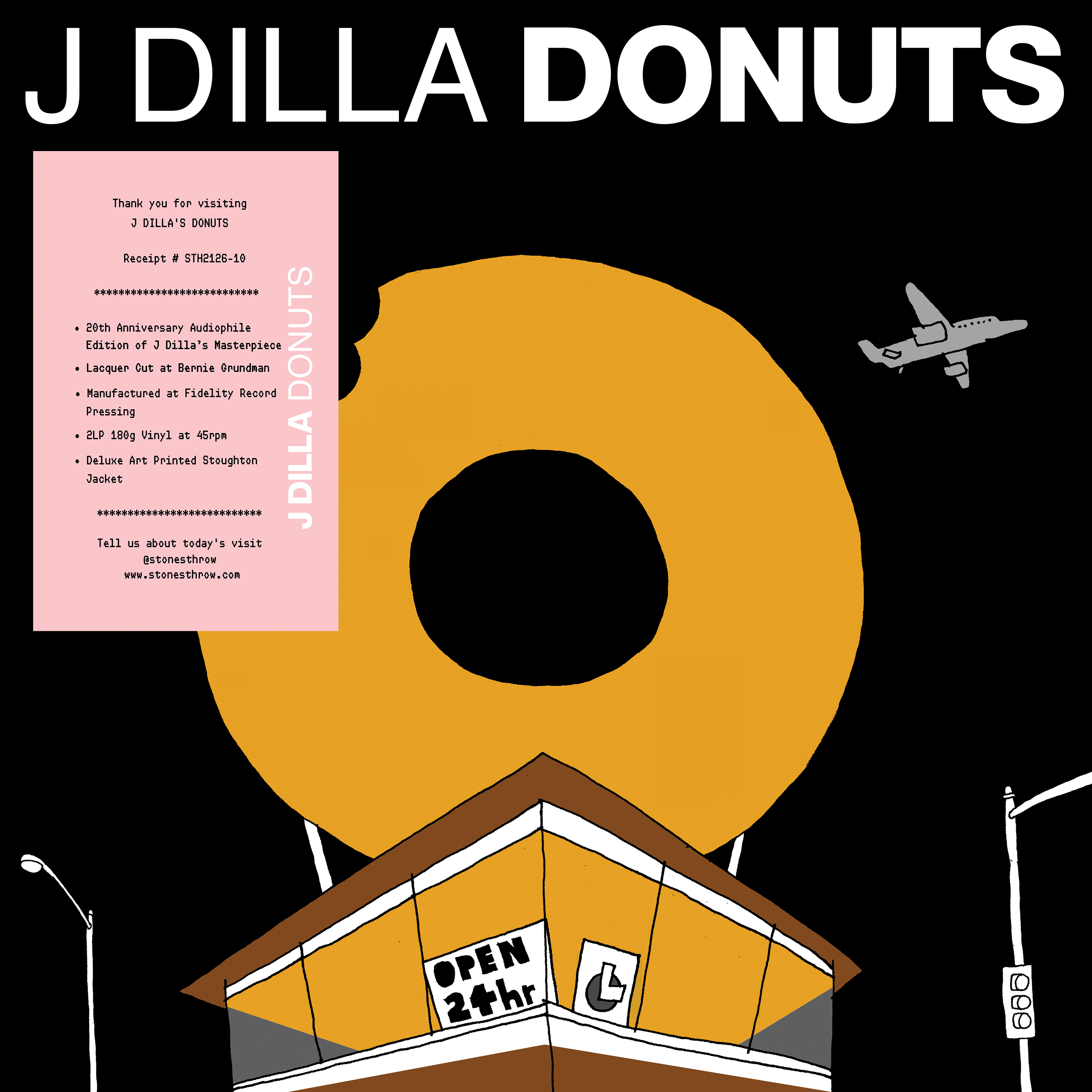 J DILLA 'DONUTS' 2LP (20th Anniversary, Audiophile Edition)