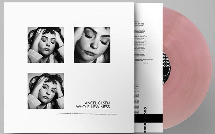 ANGEL OLSEN 'WHOLE NEW MESS' LP - PINK GLASS/TRANSLUCENT