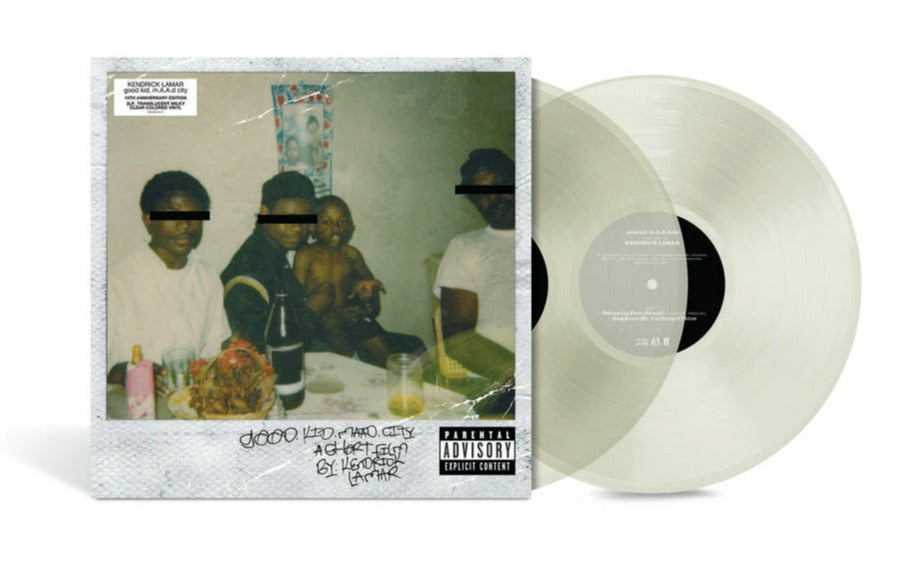 KENDRICK LAMAR 'GOOD KID, M.A.A.D CITY' 10TH ANNIVERSARY EDITION 2LP - CLEAR