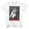 Kurt Cobain Smoking Box Photo T Shirt