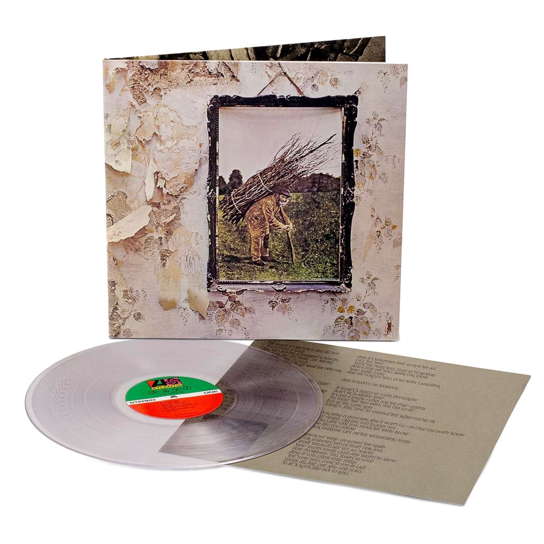 LED ZEPPELIN 'LED ZEPPELIN IV' LP - CRYSTAL CLEAR