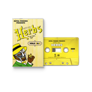 MF DOOM 'METAL FINGERS PRESENTS: SPECIAL HERBS VOL. 3 & 4' CASSETTE - LEMON YELLOW