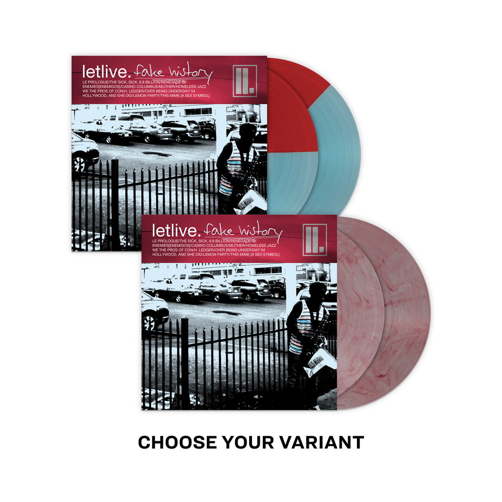 LETLIVE 'FAKE HISTORY' 2LP (Exclusive ' Limited Edition, Various Color Vinyl)