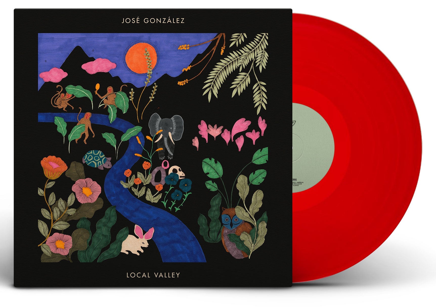 JOSE GONZALEZ 'LOCAL VALLEY’ LP - LTD. 500 - RED
