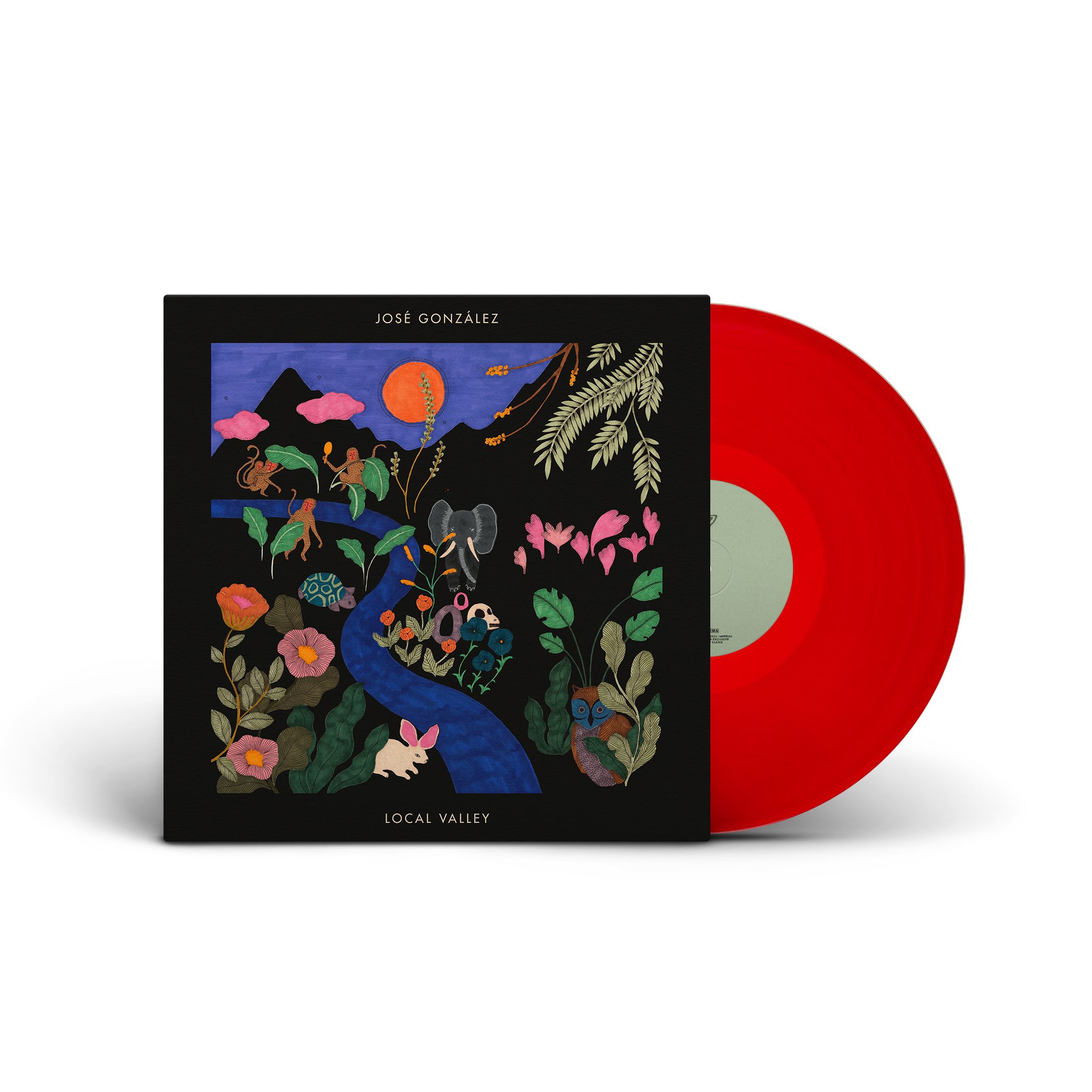 JOSE GONZALEZ 'LOCAL VALLEY’ LP - LTD. 500 - RED