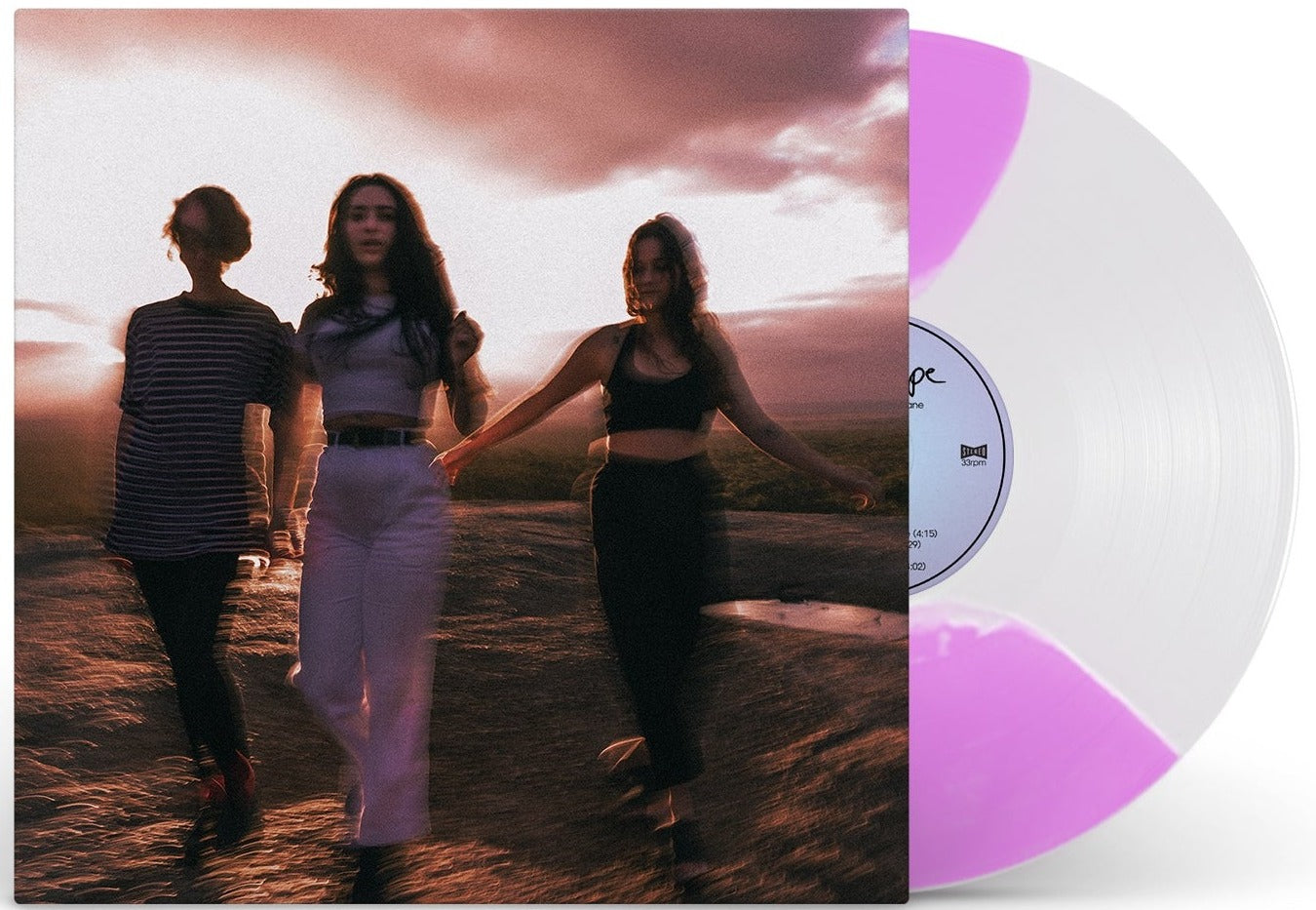 CAMP COPE 'RUNNING WITH THE HURRICANE' LP - EXCLUSIVE - LTD. 300 - ULTRA CLEAR/BABY PINK/MOON PHASE