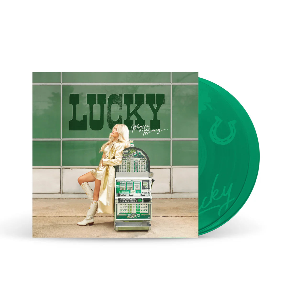 MEGAN MORONEY 'LUCKY' 2LP - GREEN