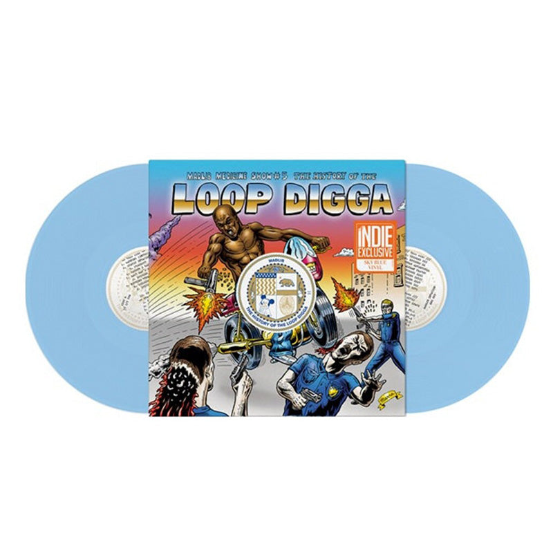 MADLIB 'MEDICINE SHOW NO. 5 - HISTORY OF THE LOOP DIGGA: 1990-2000' 2LP - BLUE