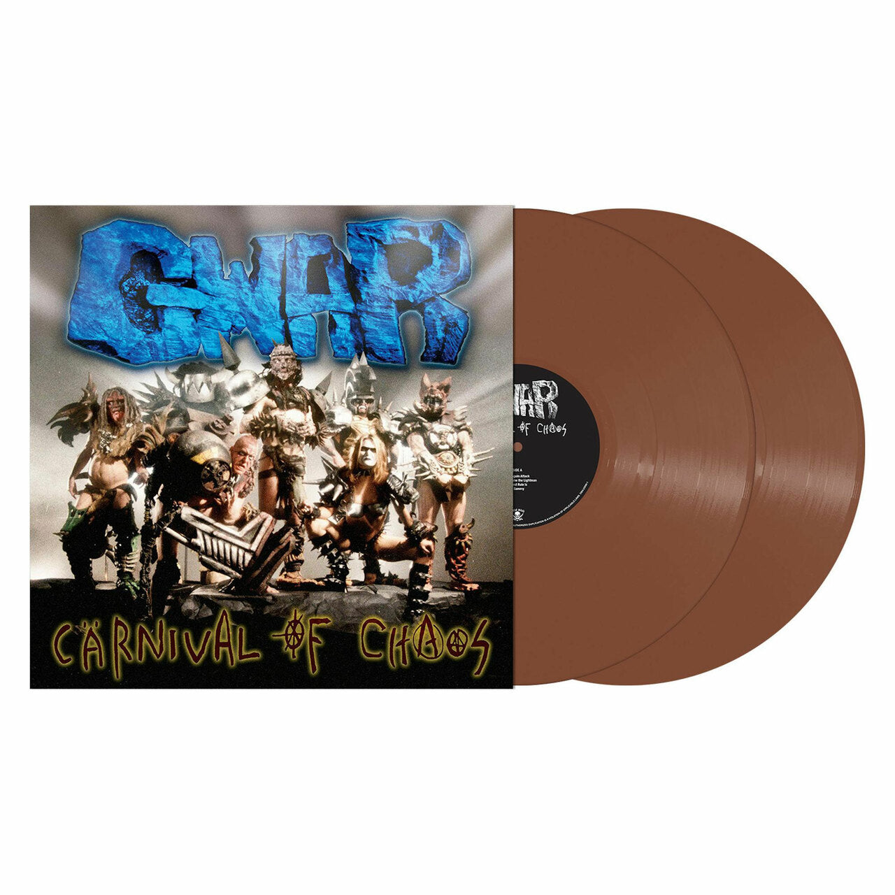 GWAR 'CARNIVAL OF CHAOS' 2LP - BROWN