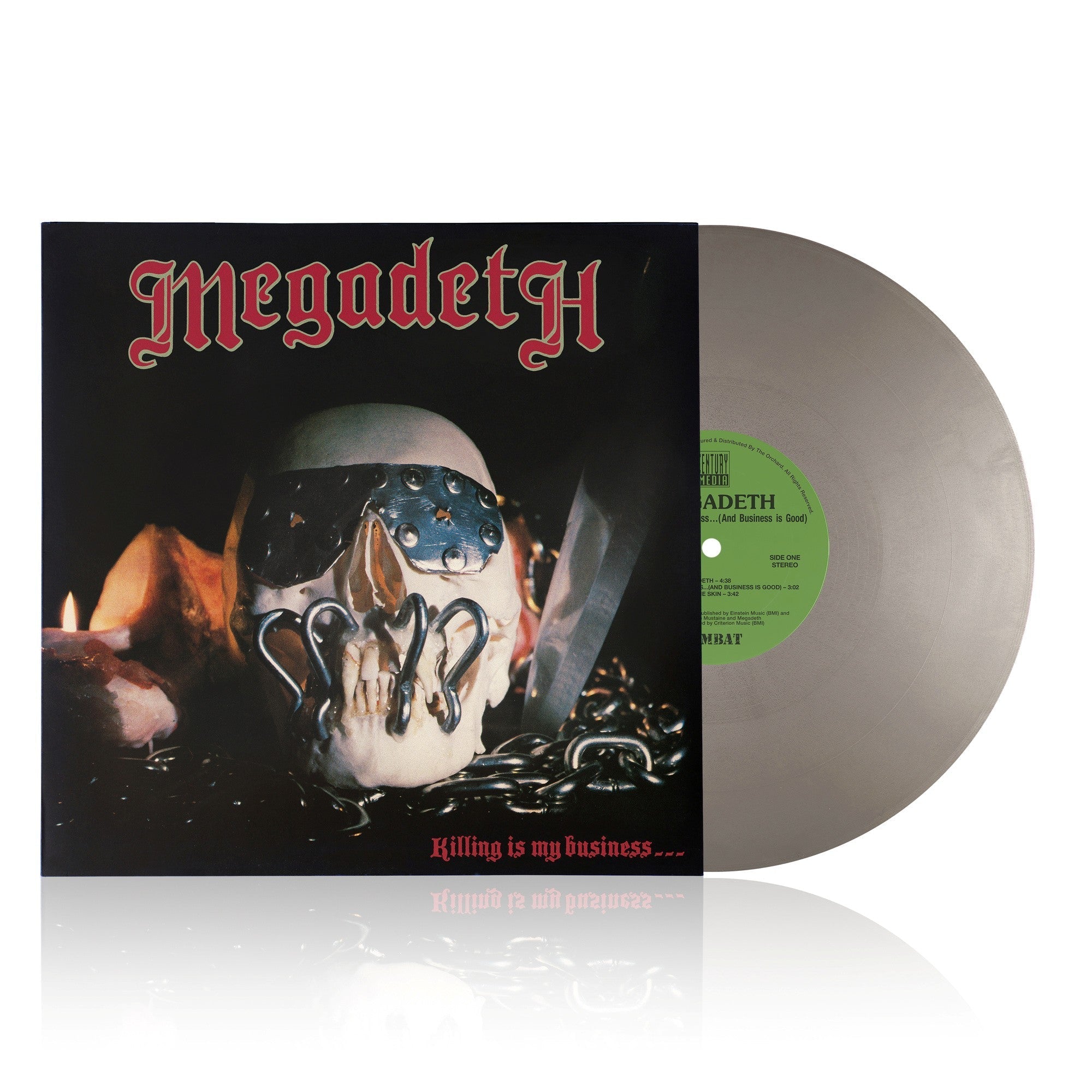 MEGADETH ‘KILLING IS MY BUSINESS...AND BUSINESS IS GOOD!’ LP - OPAQUE SILVER